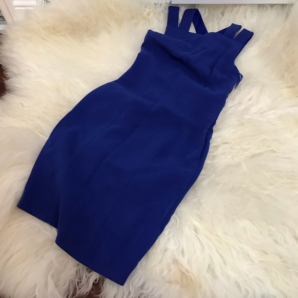 HUGO BOSS DAPHIMA CRISS CROSS SLEEVELESS DRESS - Picture 2 of 8